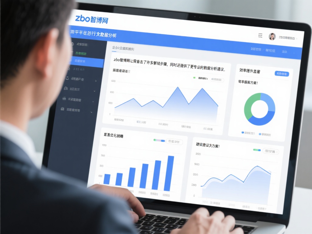 举个例子，某企业管理者登录智博网进行大数据分析。他