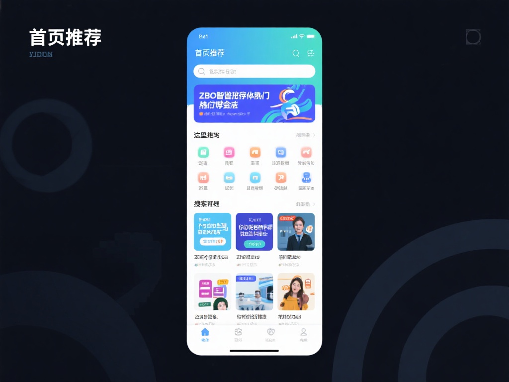 首页推荐：这是最直观的模块，您可以在这里浏览热门内